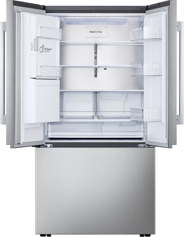 LG 36" 23.7 Cu. Ft. PrintProof™ Stainless Steel Counter Depth MAX™ with Zero Clearance™ French Door Refrigerator-18