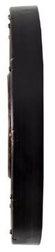 YHD Venetian Woodgrain Black/Brown Wall Gear Clock-3