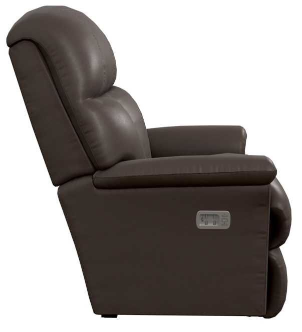 La-Z-Boy® Reed Walnut Leather Power Wall Recliner with Headrest and Lumbar-2