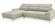 VIG Furniture Divani Casa Sura 2-Piece Light Gray Left-Arm Facing Sofa Sectional and Chaise-0