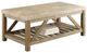 Homelegance® Ridley Weathered Natural Cocktail Table-0