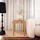 TOV Furniture Brandyss Honey Burl End Table-1