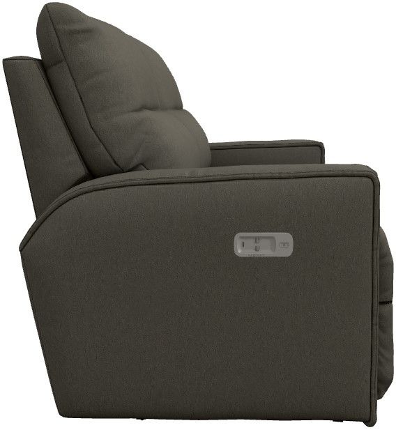 La-Z-Boy® Maddox Smoke Power Reclining 2-Seat Sofa with Headrest-2