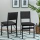 Linon Black 2-Piece Black Folding Dining Chair Set-1