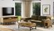 Intercon Newport Natural Oak Sofa Table with Black Base-1