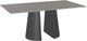 Amisco Customizable Gemma 72" Rectangular Dining Table with 0.5" Taupe Glass Top-0