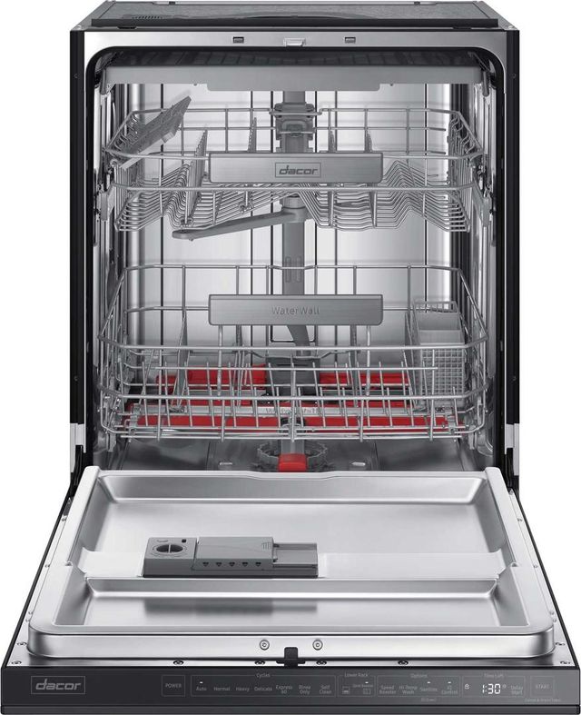 Dacor® Contemporary 24" Graphite Stainless Steel Built In Dishwasher-2