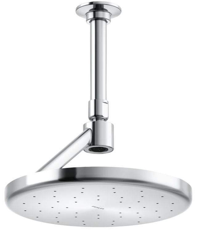 KOHLER® Statement® Polished Chrome 1.75 GPM Open Rain Iconic Round 9" Single-Function Rainhead-0