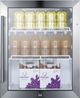 Summit® Commercial 2.1 Cu. Ft. Stainless Steel Frame Compact Outdoor Beverage Center-2