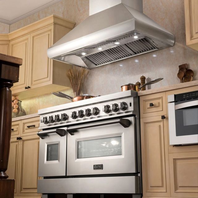 ZLINE 48" Stainless Steel Wall Mounted Range Hood -1