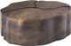 TOV Furniture Cluster Antique Brass Cocktail Tables-4