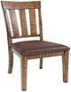 Jofran Inc. Cannon Valley Brown Slat Back Dining Side Chair-0