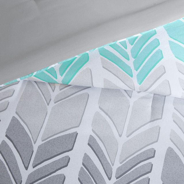 Olliix by Intelligent Design Adel Aqua Twin/Twin XL Comforter Set-4