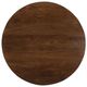 Jofran Inc. Prelude Walnut Round End Table with Black Base-4