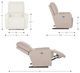 La-Z-Boy® Kells Shitake Leather Power Rocker Recliner with Headrest and Lumbar-2
