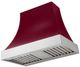 AGA Cascade 36" Cranberry Wall Mounted Range Hood  with Polished Chrome Trim-0