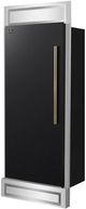 FORNO® Maderno Series Espresso 32" 13.6 Cu. Ft. Black and Antique Brass Left Hinge Built In Convertible Column Refrigerator-2