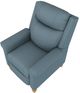 Best® Home Furnishings Customizable Prima Leather Power High Leg Recliner with Tilt Headrest and Honey Birch Legs-4