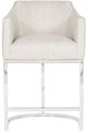Vanguard® Furniture Vanguard Ian Index Porcelain/Polished Nickel Counter Stool-1