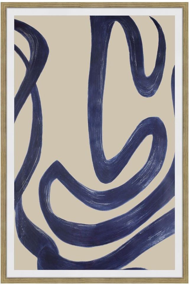 Moe's Home Collection Clarity I Abstract Ink Print Wall Decor-0