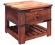 International Furniture Direct Parota Brown End Table-0