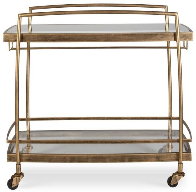 Uttermost® Scarritt Antique Brass Bar Cart-3