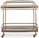 Uttermost® Scarritt Antique Brass Bar Cart-3