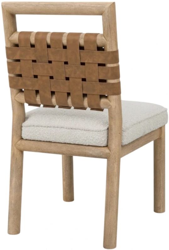 Modus Furniture Dorsey Ginger/Ricotta Upholstered Dining Side Chair-4
