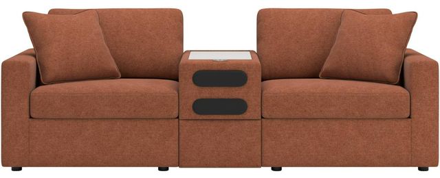 Signature Design by Ashley® Modmax 3-Piece Spice Sectional with Audio Console-1
