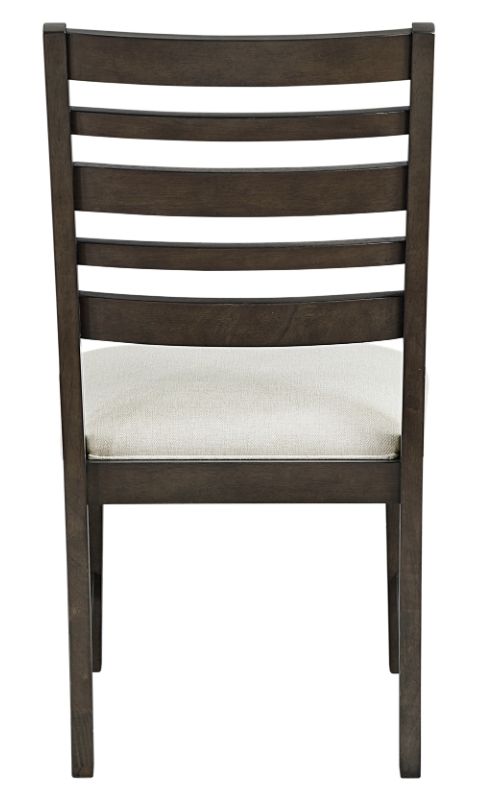 Homelegance® Victoria Beige/Dark Espresso Side Chair-4