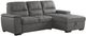 Mazin Furniture Andes 2-Piece Gray Right-Arm Facing Pullout Sleeper Sectional and Storage Chaise-2