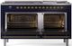 Ilve® Nostalgie II Series 60" Midnight Blue Pro Style Dual Fuel Range-1