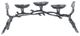 A & B Home Gray Bird 3-Pillar Candle Holder-0
