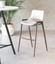 Zuo® Modern Desi 2-Piece Walnut/White Bar Stool Set-4