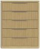 Elements International Sylvie Natural 5-Drawer Chest-3