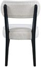 Jofran Inc. Urban Archive Wes Black/White Upholstered Dining Side Chair-4