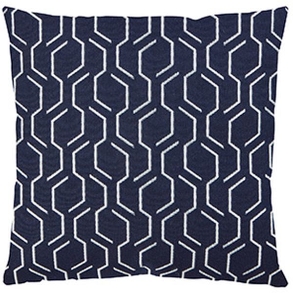 C R Plastic Adaptation Indigo Throw Pillow-0