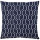 C R Plastic Adaptation Indigo Throw Pillow-0