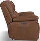 Flexsteel® Jackson Whiskey Power Reclining Loveseat with Power Headrests-2