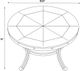 Powell® Franklin Rustic Umber Cocktail Table with Black Base-3