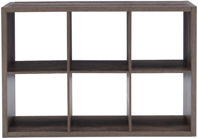 Linon Cody Gray 6-Cube Storage Cabinet-4