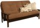 Kodiak Furniture Monterey Marmont Mocha/Espresso Queen Futon with Mattress-0