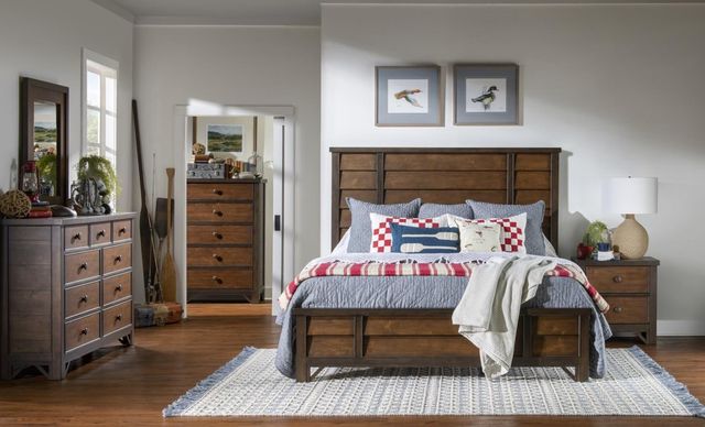 Legacy Classic Lake House Dried Tobacco/Pinecone Drawer Nightstand-2