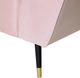 Meridian Furniture Beaumont Pink Velvet Sofa-3