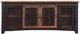 International Furniture Direct Pueblo Black/Brown TV Stand-0