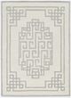 KAS Rugs Gramercy Ivory Grey 5'x7' Rug-0
