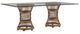 Tommy Bahama® Furniture Bali Hai Aruba Glass Top Rectangular Dining Table with Brown Base-0