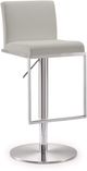 TOV Furniture Amalfi Light Grey Adjustable Bar Stool-0