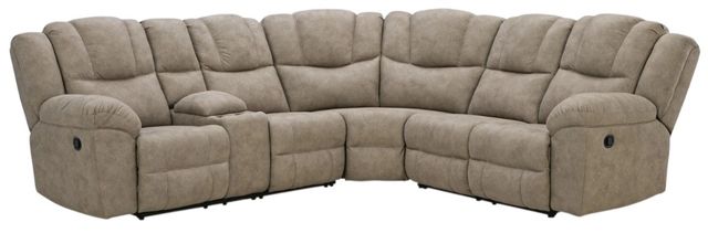Signature Design by Ashley® Pearce-Pike 3-Piece Birch 119" Manual Reclining Modular Sectional with Console-0