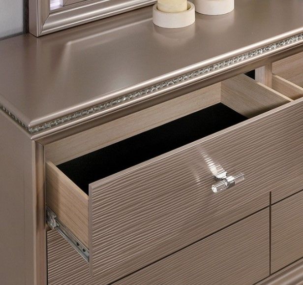 Furniture of America® Allie Rose Gold Dresser-2